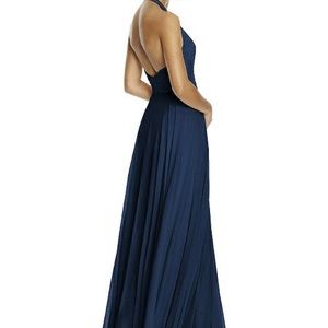 Midnight Navy Blue Gown